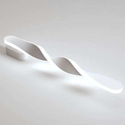 Spiral Long Aluminum Silicone LED Wall Sconce Lamp
