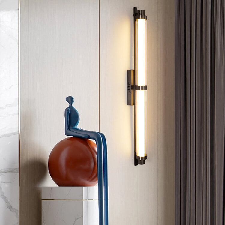 Scandinavian Stainless Steel Acrylic LED Wall Sconce Lamp