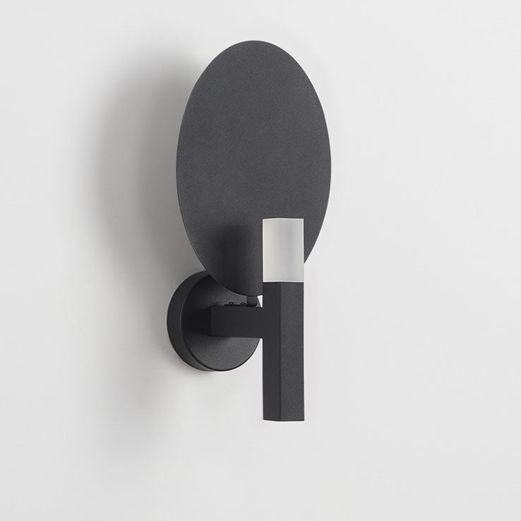 Light Color Oval Hardware Acrylic LED Wall Sconce Lamp