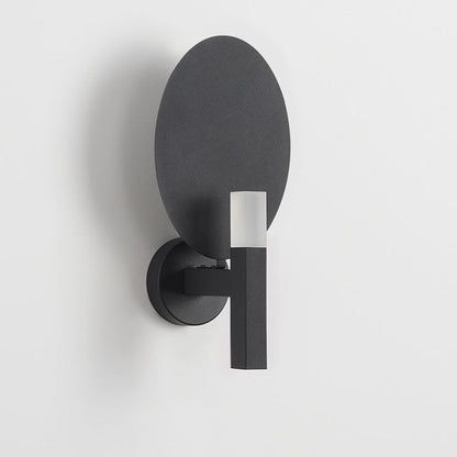 Light Color Oval Hardware Acrylic LED Wall Sconce Lamp