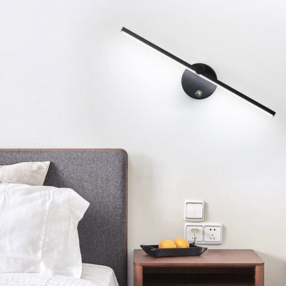 Aluminum LED Rotatable Touch Dimmer Wall Sconce Lamp