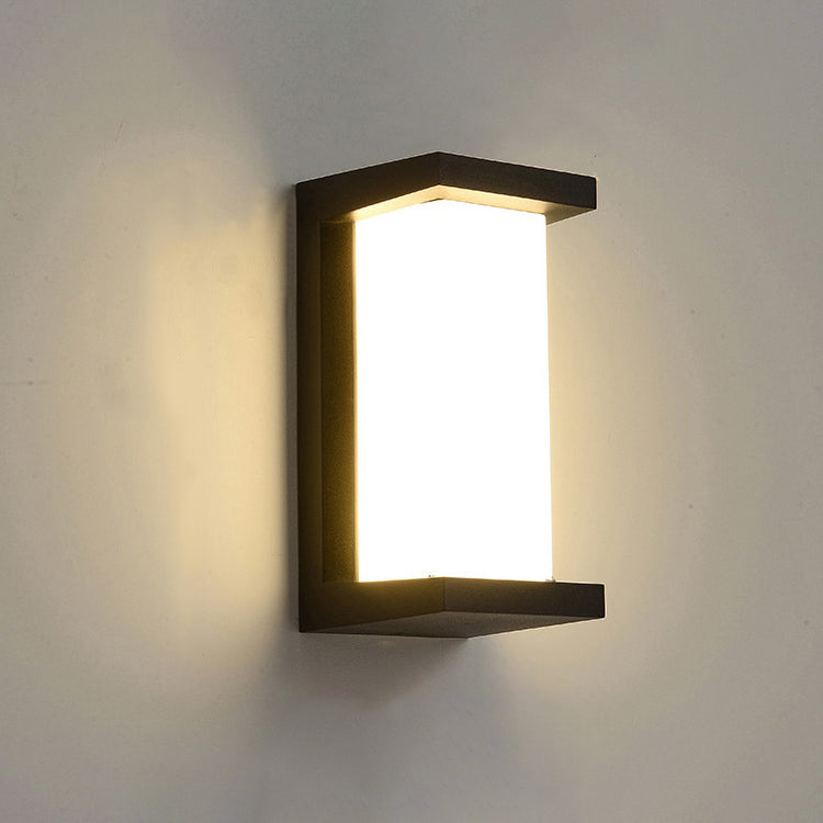 Geometry Aluminum Outdoor Waterproof LED Wall Sconce Lamp