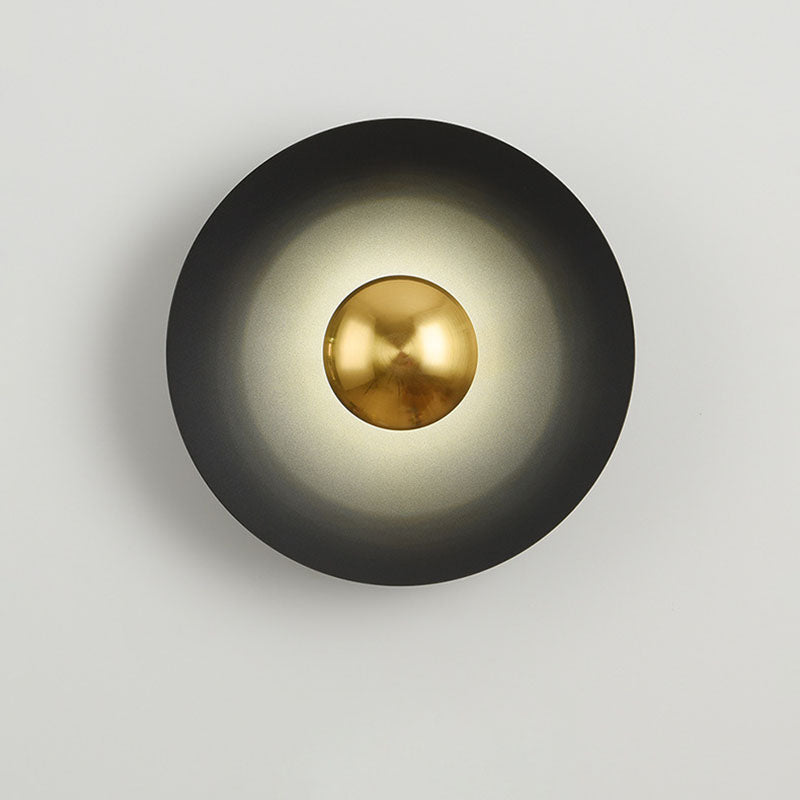 Macaron Flying Saucer Hardware LED Wall Sconce Lamp