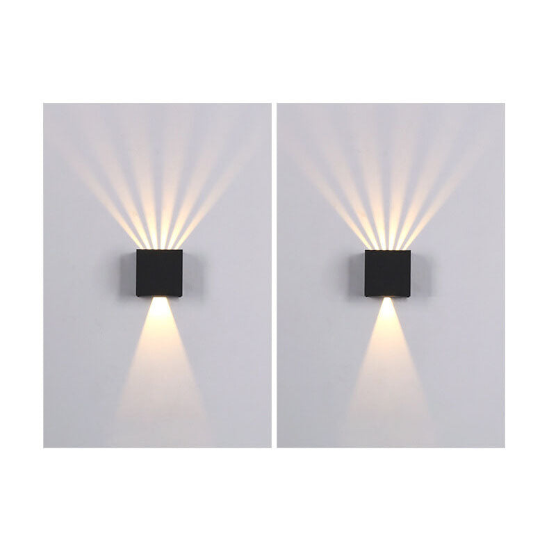 Pure Dimmable Angle Square LED Outdoor Wall Sconce Lamp