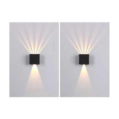 Pure Dimmable Angle Square LED Outdoor Wall Sconce Lamp