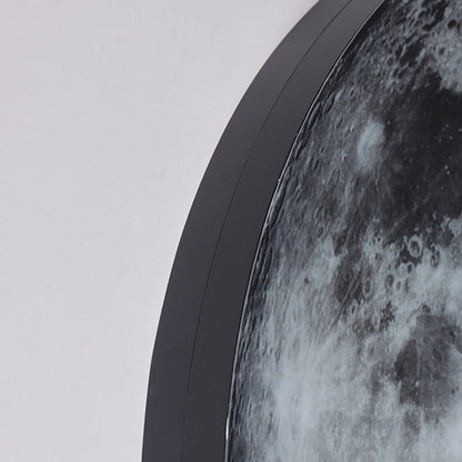 Creative Round Moon Aluminum Acrylic LED Wall Sconce Lamp