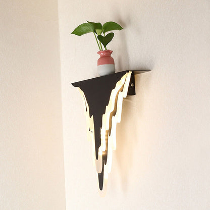 Iron Art Acrylic Irregular Shape Indoor Wall Sconce Lamp