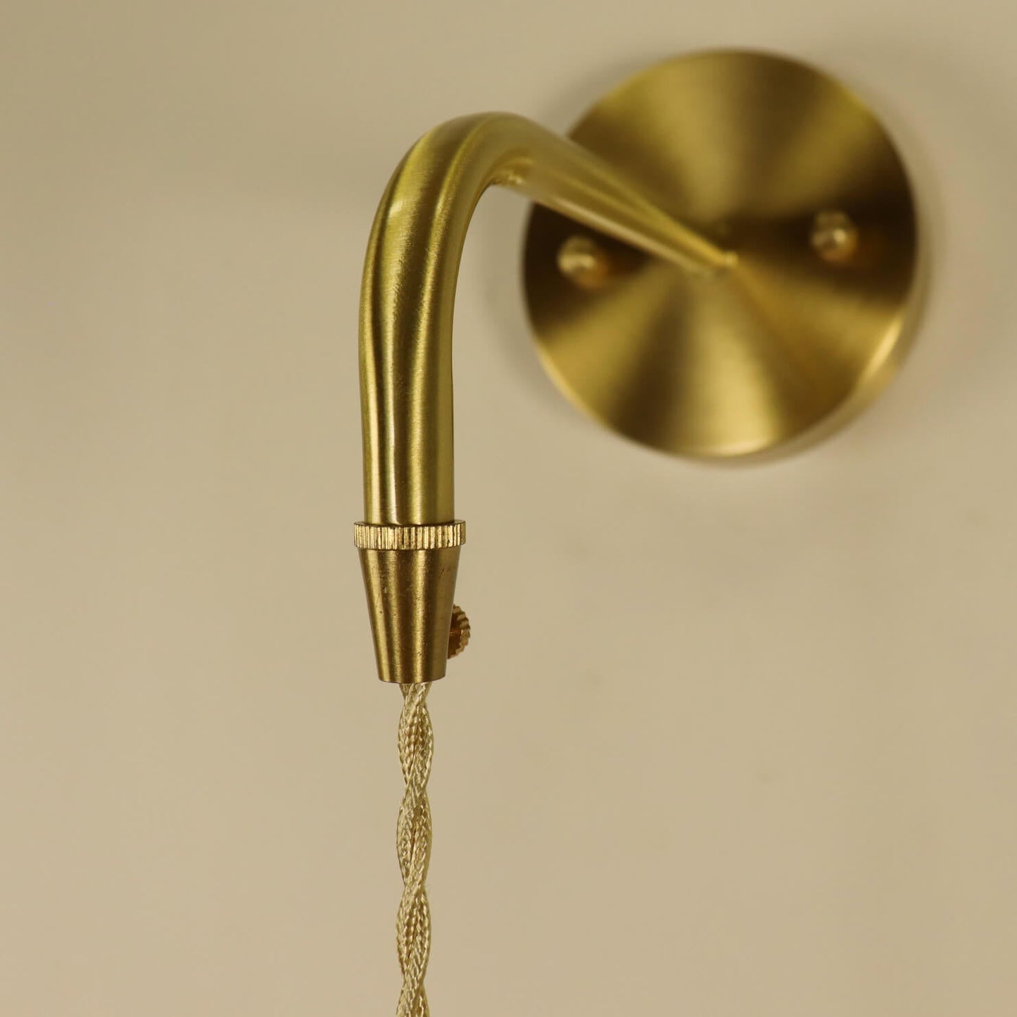 European Light Brass Crystal Glass 1-Light Wall Sconce Lamp