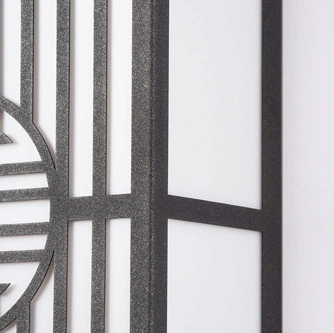 Chinese Steel Plastic LED Outdoor Wall Sconce Lamp