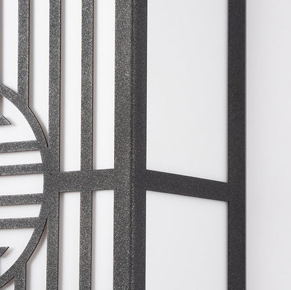 Chinese Steel Plastic LED Outdoor Wall Sconce Lamp
