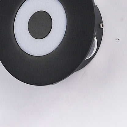Black Indoor Outdoor Waterproof LED Wall Sconce Lamp