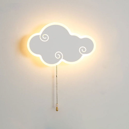 Nordic Simple Cloud Cartoon Design LED Wall Sconce Lamp