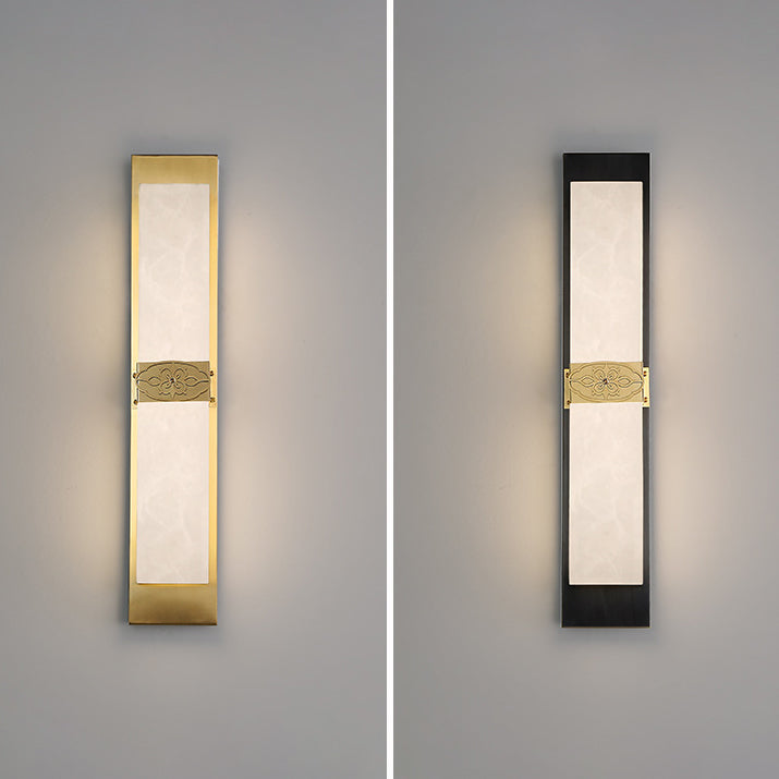 Chinese Strip Chinese Knot Cymbidium LED Wall Sconce Lamp