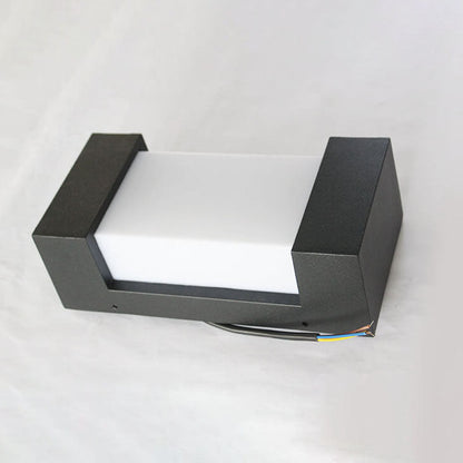 Square Acrylic Outdoor Waterproof LED Wall Sconce Lamp
