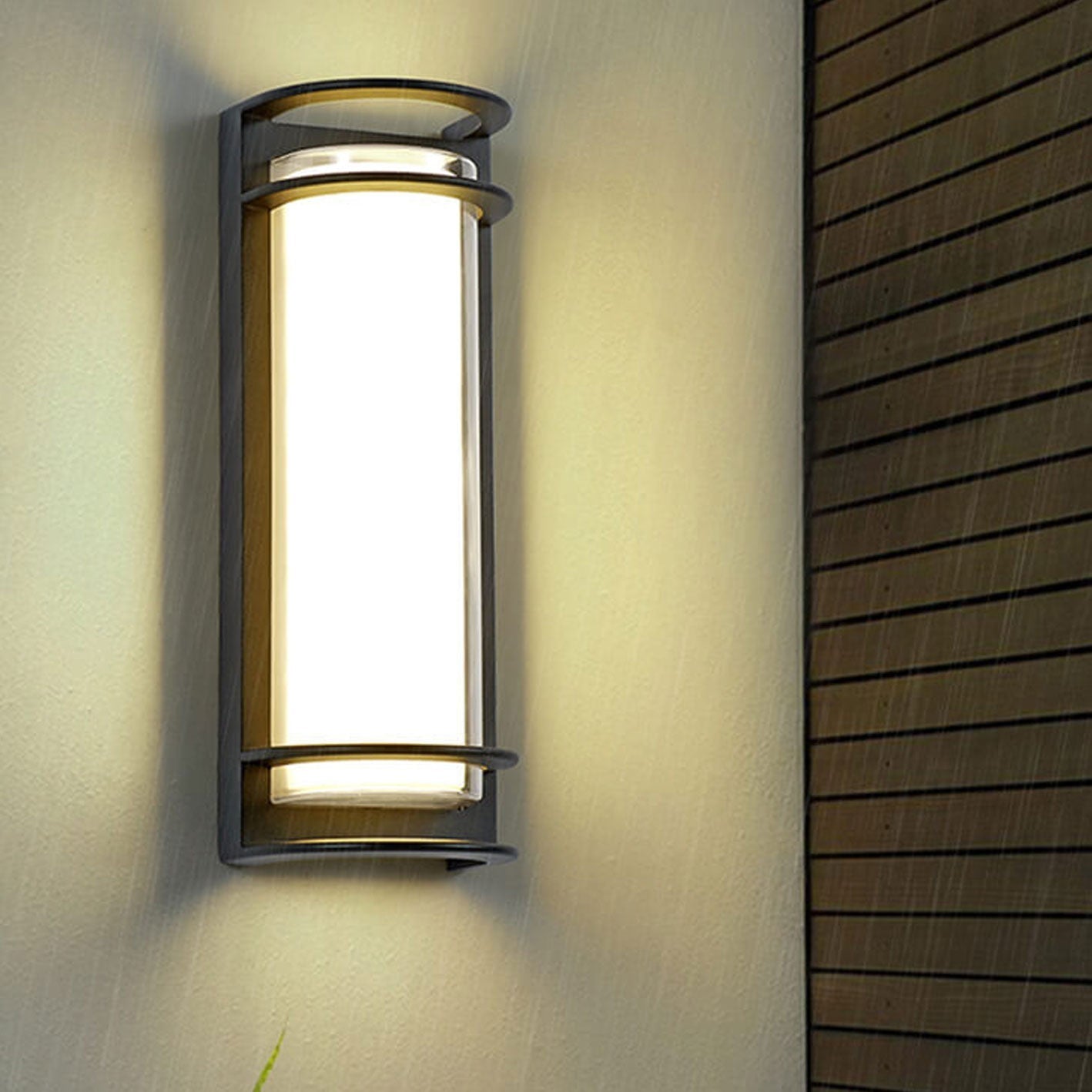 Outdoor Column Waterproof LED Garden Wall Sconce Lamp