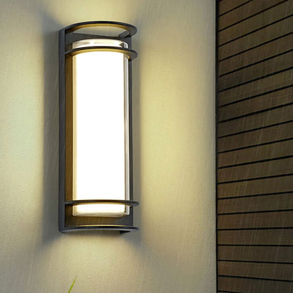 Outdoor Column Waterproof LED Garden Wall Sconce Lamp