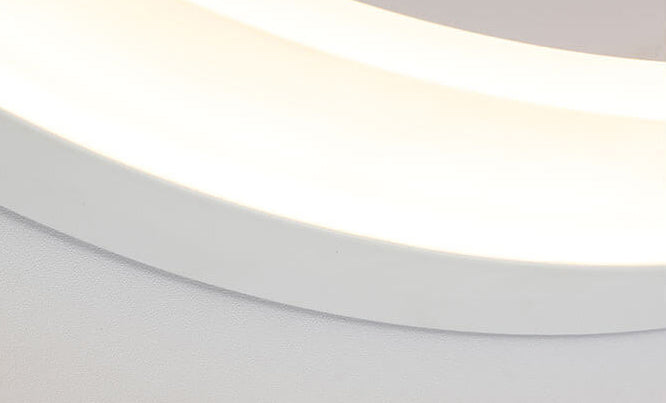 Solid Acrylic Storage Decoration Round LED Wall Sconce Lamp