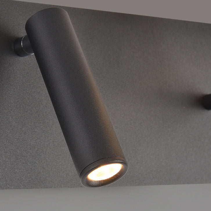 Simplicity Aluminum Fabric Cone 1-Light Wall Sconce Lamp