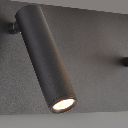Simplicity Aluminum Fabric Cone 1-Light Wall Sconce Lamp
