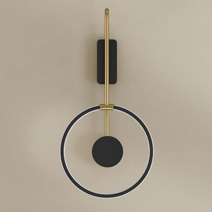 Simplicity Circle Ring Silicone Strip LED Wall Sconce Lamp