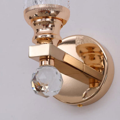 Cylindrical Hardware Acrylic 1-Light Wall Sconce Lamp