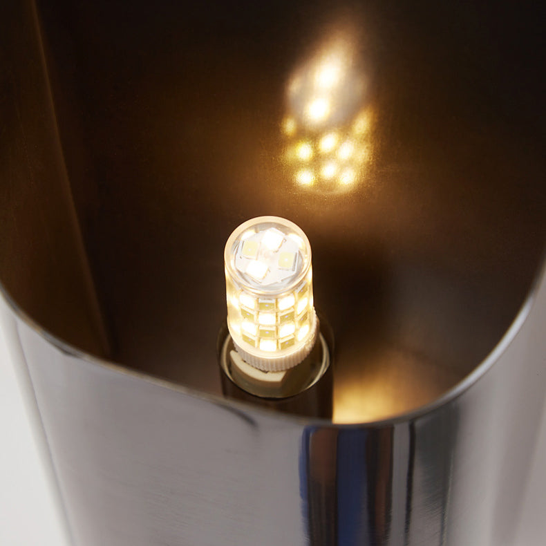 Simplicity Full Copper Column 2-Light Wall Sconce Lamp