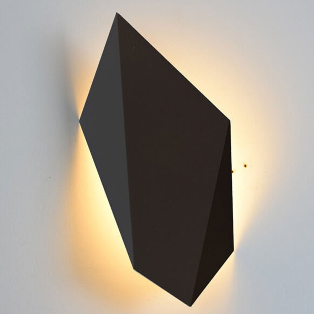 Nordic Iron Geometric Rhombus Design LED Wall Sconce Lamp