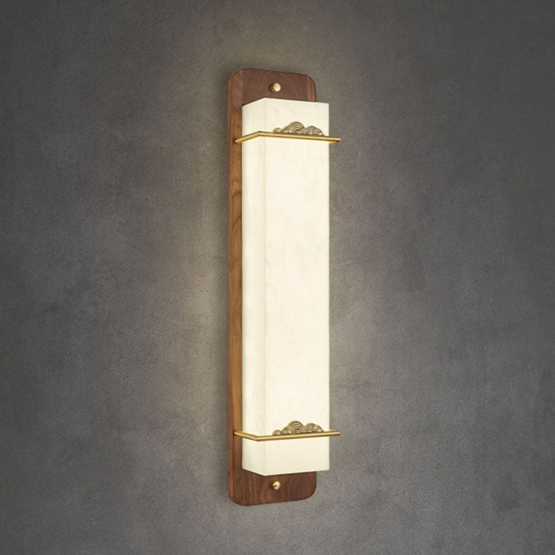 Chinese Acrylic Rectangular Cloud LED Wall Sconce Lamp