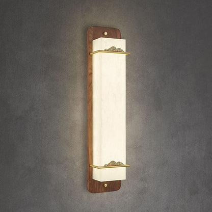 Chinese Acrylic Rectangular Cloud LED Wall Sconce Lamp