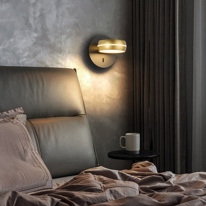 Round Rectangle Aluminum Iron PS LED Wall Sconce Lamp
