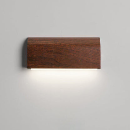 Japanese Aluminum Rectangular Shade LED Wall Sconce Lamp