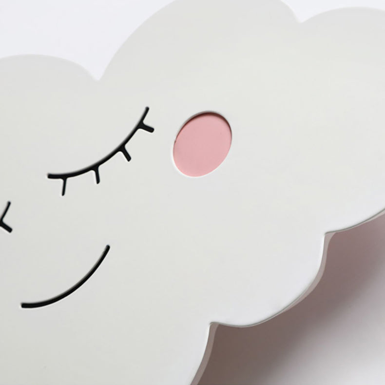 Cartoon Cloud Iron Acrylic Shade LED Kids Wall Sconce Lamp