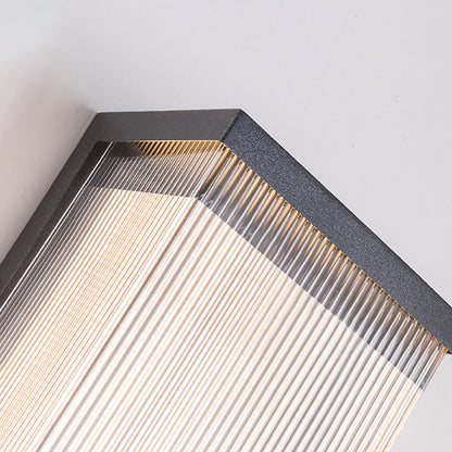 Waterproof Steel Acrylic LED Outdoor Wall Sconce Lamp