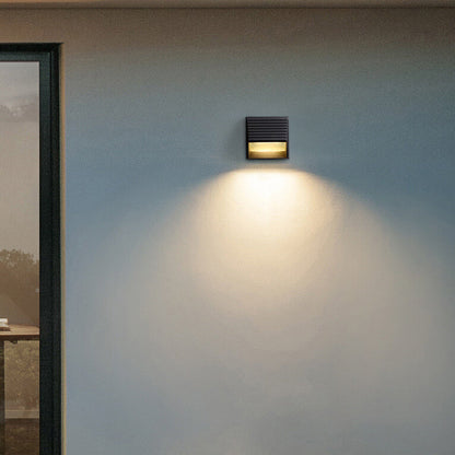 Outdoor Trapezoidal LED Waterproof Patio Wall Sconce Lamp