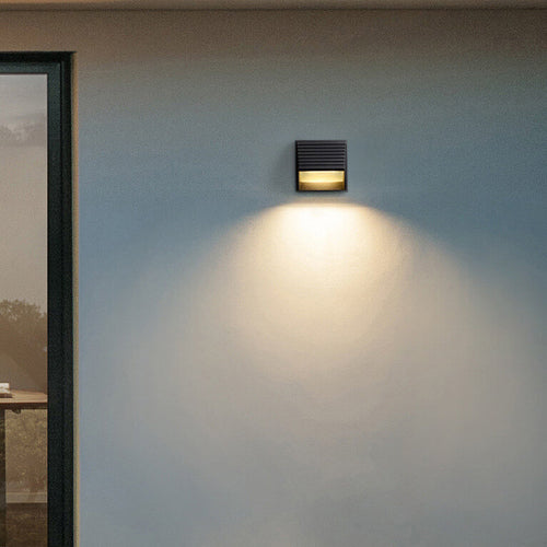 Outdoor Trapezoidal LED Waterproof Patio Wall Sconce Lamp