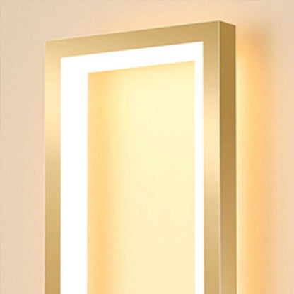 Light Rectangular Hollow Ring Design LED Wall Sconce Lamp
