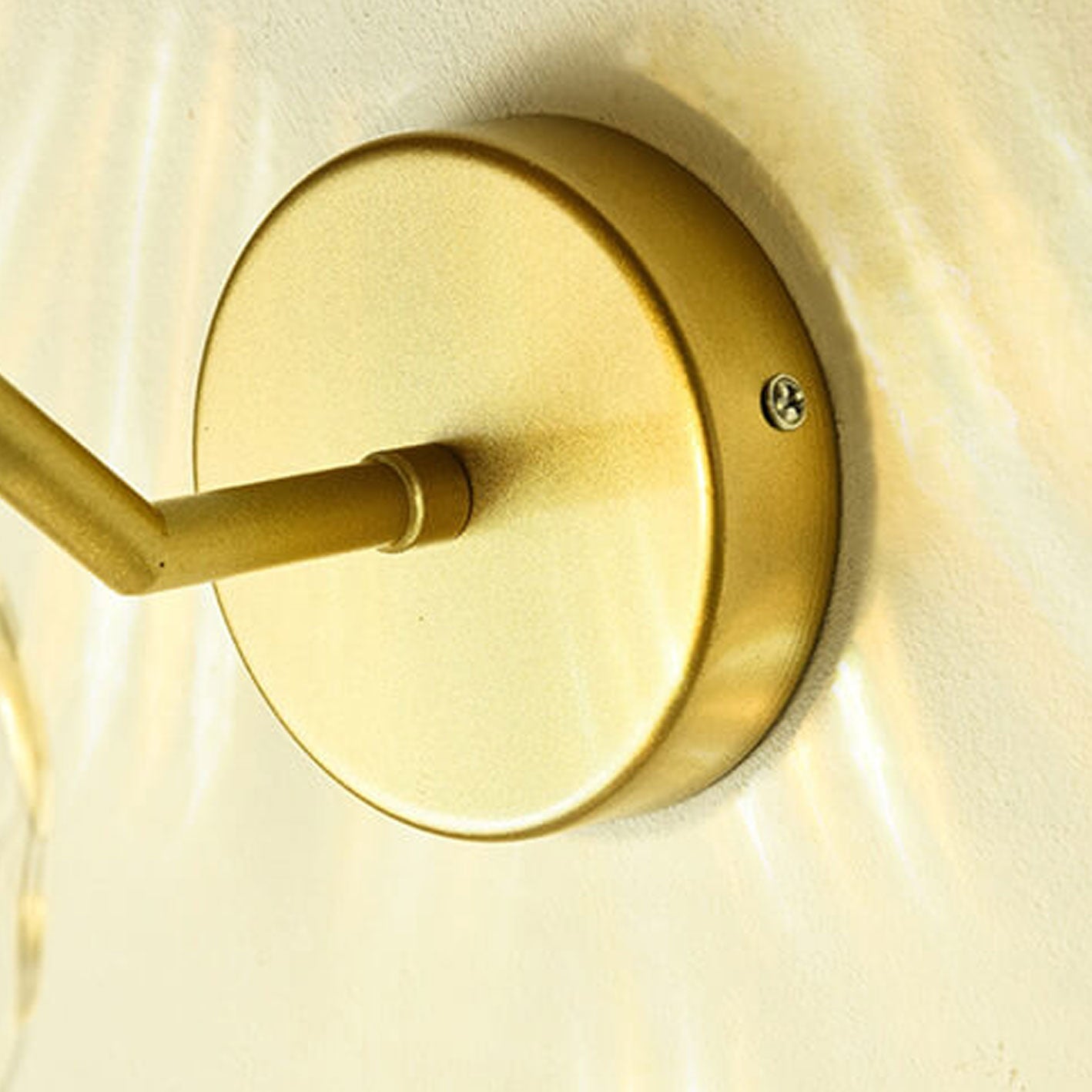 Minimalist Glass Ball Curve Lamp Arm 1-Light Wall Sconce
