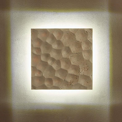 Contemporary Creative Stone Square LED Wall Sconce Lamp
