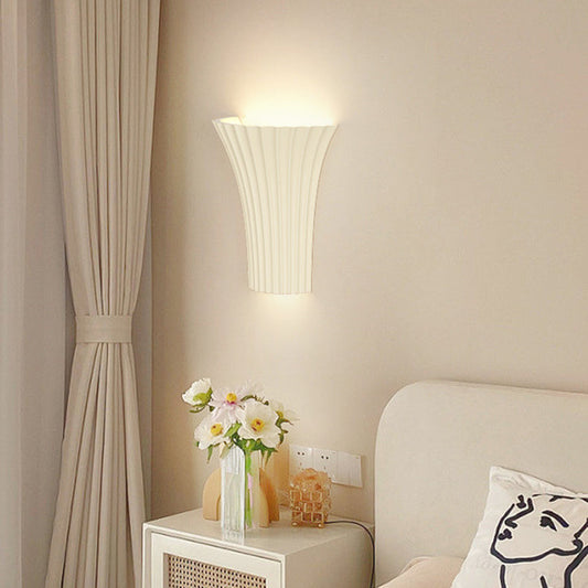 Half Cylinder Hardware Resin 1-Light Wall Sconce Lamp