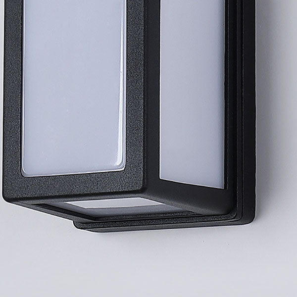 Square Aluminum Acrylic LED Waterproof Wall Sconce Lamp