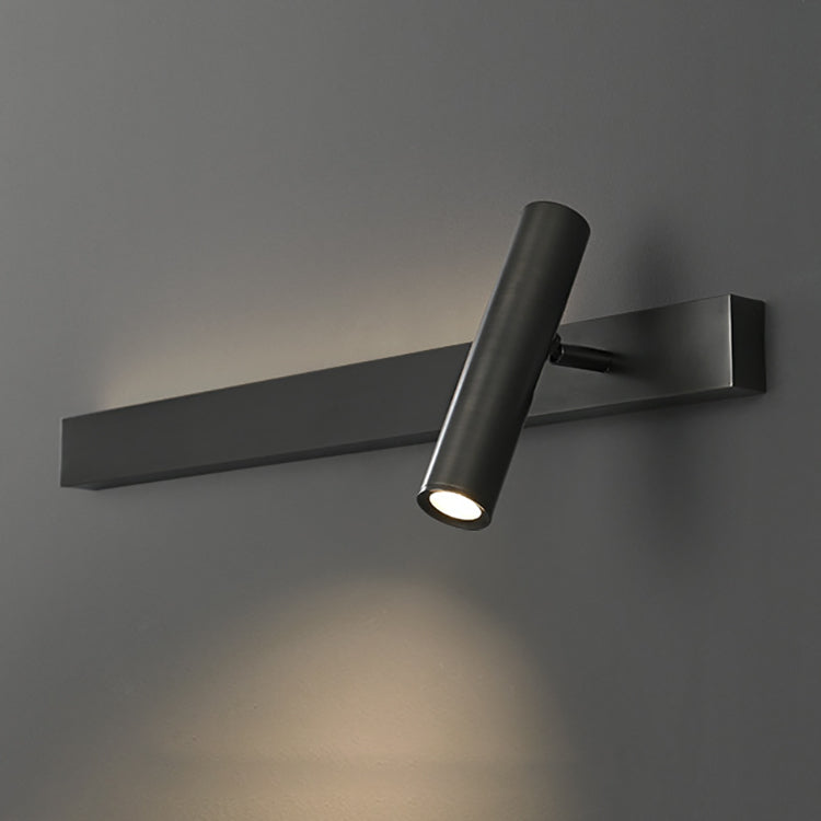 Luxury Rectangle Cylinder Full Copper LED Wall Sconce Lamp