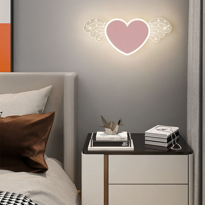 Creative Rabbit Planet Acrylic Iron LED Wall Sconce Lamp
