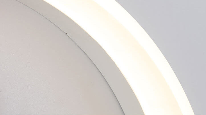 Solid Acrylic Storage Decoration Round LED Wall Sconce Lamp