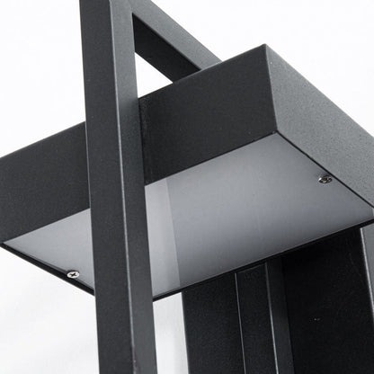 Minimalist Rectangular Stainless Steel LED Wall Sconce Lamp
