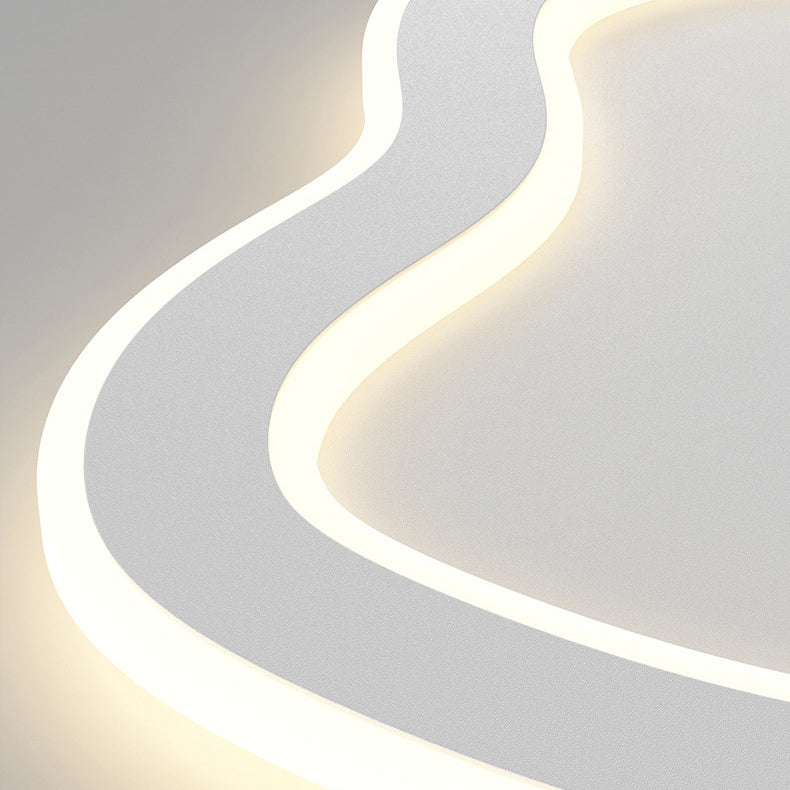 Modern Creative Shape Iron Acrylic LED Wall Sconce Lamp