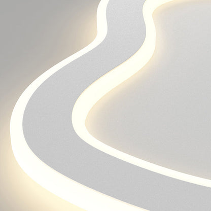 Modern Creative Shape Iron Acrylic LED Wall Sconce Lamp