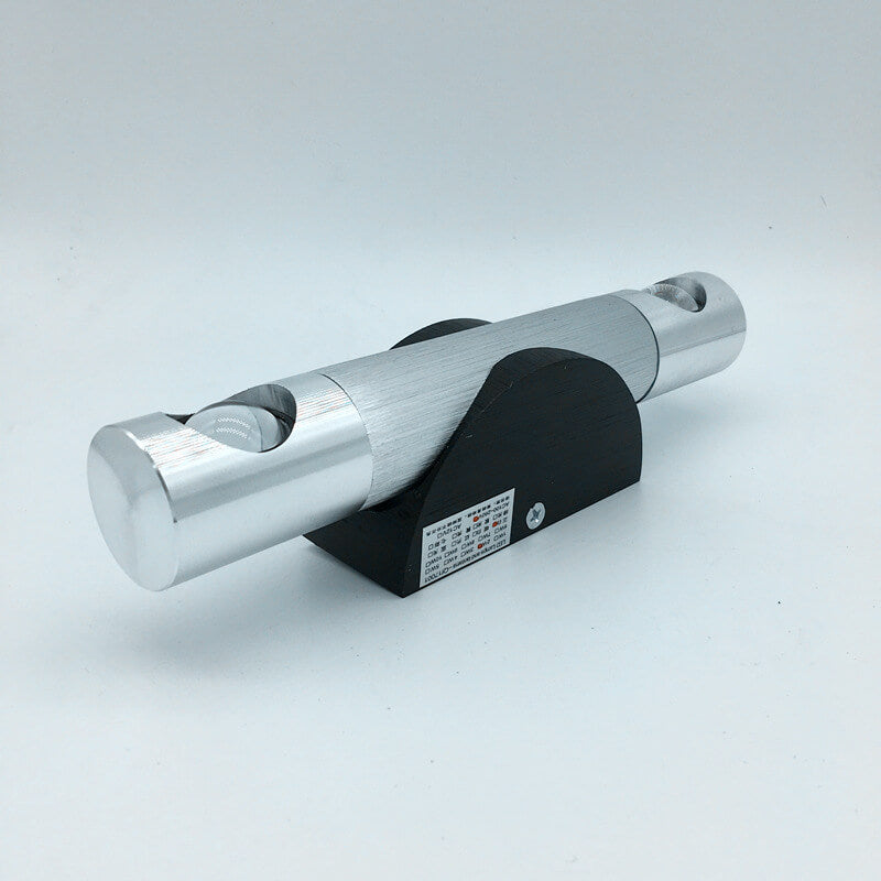 Acrylic Aluminum Cylinder Rotating LED Wall Sconce Lamp