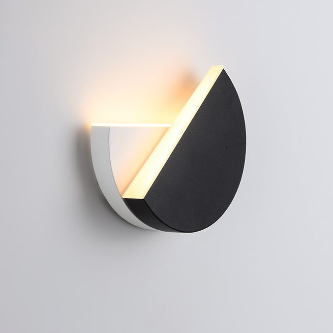 Rotatable Round Iron Acrylic LED Wall Sconce Lamp