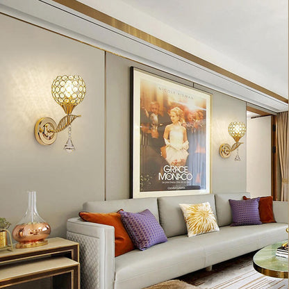 Creative Crystal Ball 1- Light Wall Sconce Lamp