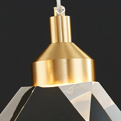 Modern Crystal Iron Pendant Light